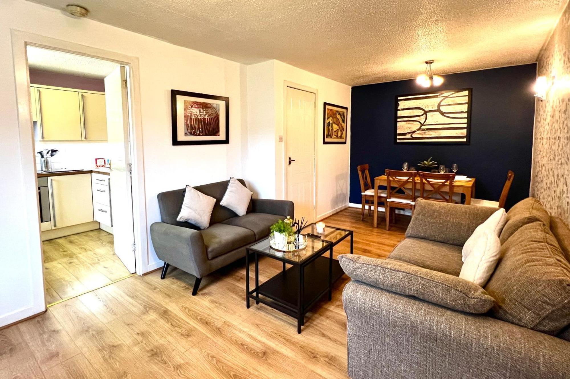Ground Floor Flat With Free Parking & Wifi Apartamento Glasgow Exterior foto